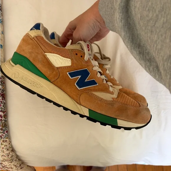 New Balance 998 Teddy Santis Orange/Royal rare great condition 8.5 men 10 women - Picture 9 of 10